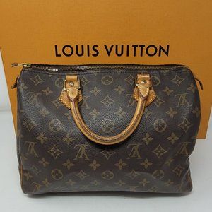 Louis vuitton monogram speedy 30